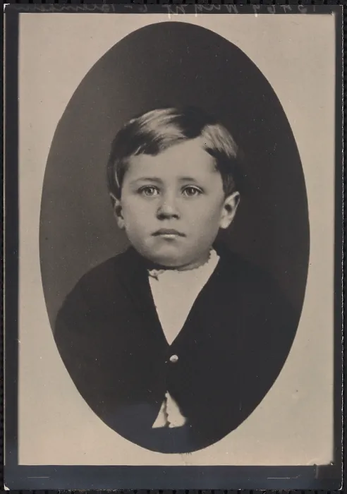 Framed Print : Orville Wright, about three years old, ca. 1874