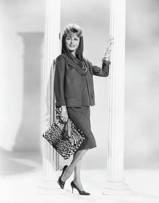 Framed Print : THE OSCAR, Eleanor Parker, in a suit by Edith Head, 1966