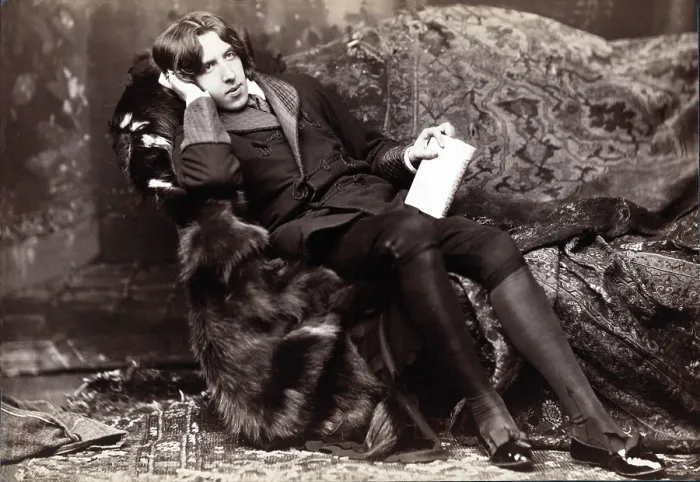 Framed Print : Oscar Wilde, (1854-1900) Irish literary author of, THE PORTRAIT OF DORIAN GRAY (1891), LADY WINDERMERE'S FAN (1892), and THE IMPORTANCE OF BEING EARNEST (1895)