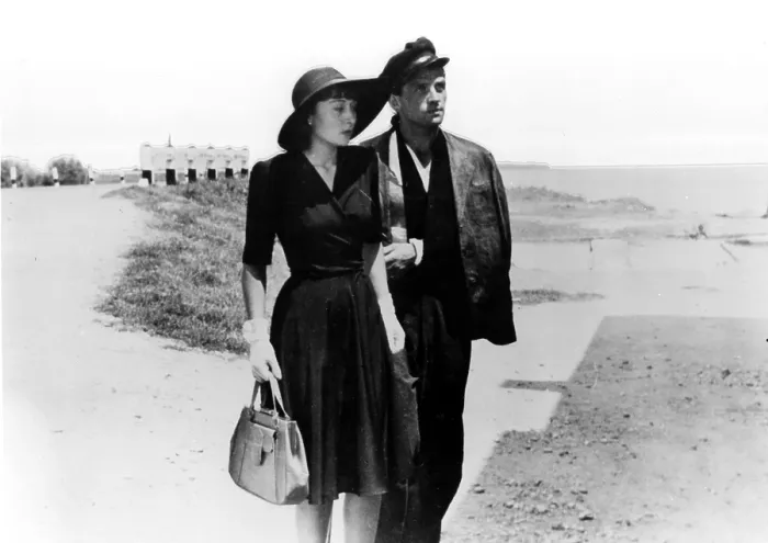 Framed Print : OSSESSIONE, Clara Calamai, Massimo Girotti, 1943