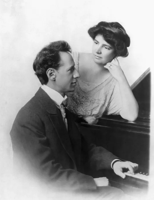 Framed Print : Ossip Gabrilowitsch (1878-1936), Russian-born pianist married Mark Twain's daughter, Clara Clemens, in 1909. He became conductor of the Detroit Symphony Orchestra. Ca. 1910