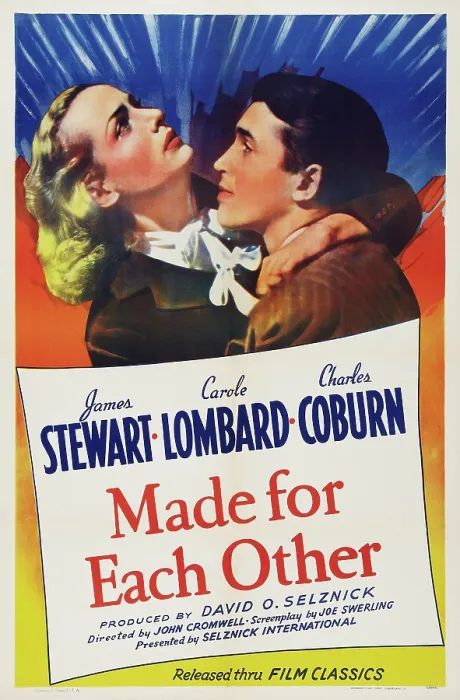Framed Print : MADE FOR EACH OTHER, US poster art, from left: Carole Lombard, James Stewart, 1939 Framed Print : MADE FOR EACH OTHER, US poster art, from left: Carole Lombard, James Stewart, 1939