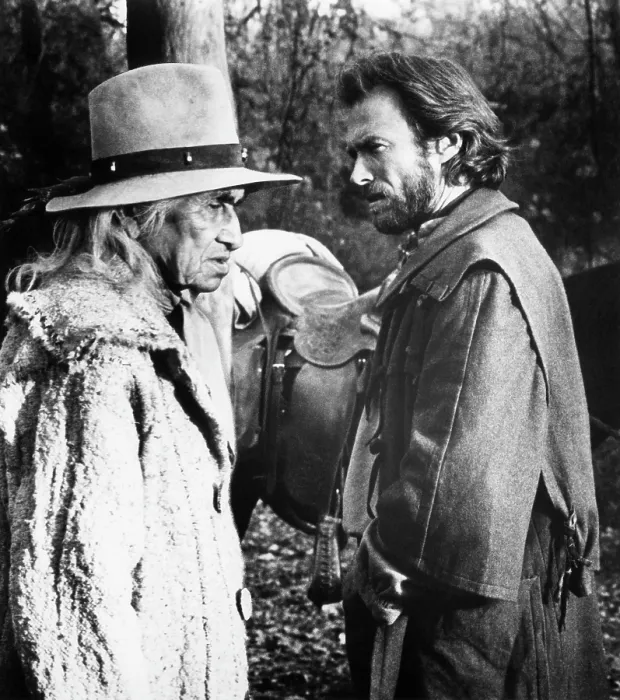 Framed Print : THE OUTLAW JOSEY WALES, Chief Dan George, Clint Eastwood, 1976
