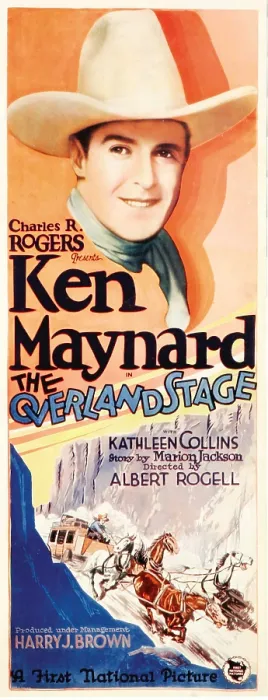 Framed Print : THE OVERLAND STAGE, Ken Maynard, 1927
