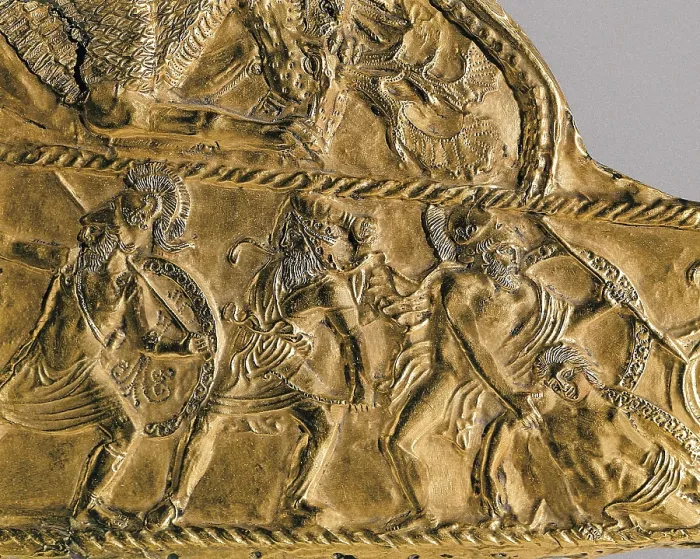 Framed Print : Overlay for a Scabbard with Battle Scenes. 4th c. BC. Central detail. Scythian Art. Jewelry. RUSSIA. Saint Petersburg. State Hermitage Museum. Proc: UKRAINE Framed Print : Overlay for a Scabbard with Battle Scenes. 4th c. BC. Central detail. Scythian Art. Jewelry. RUSSIA. Saint Petersburg. State Hermitage Museum. Proc: UKRAINE