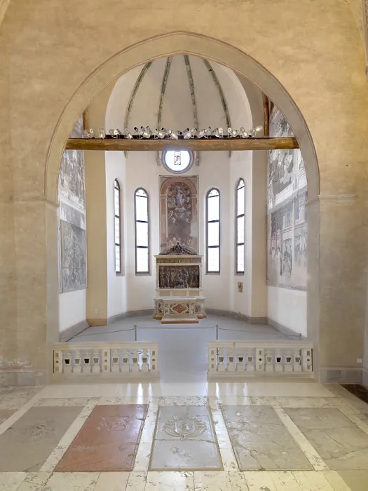 Framed Print : Ovetari Chapel, 1448 - 1457, 15th Century - Italy, Veneto, Padua, Church of Eremitans. Whole artwork view