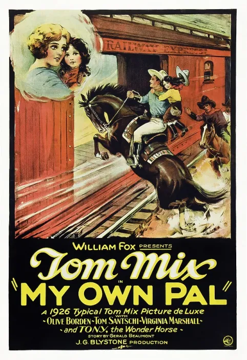 Framed Print : MY OWN PAL, center: Tom Mix, 1926, TM and Copyright 20th Century Fox Film Corp. All rights reserved. / courtesy Everett Collection