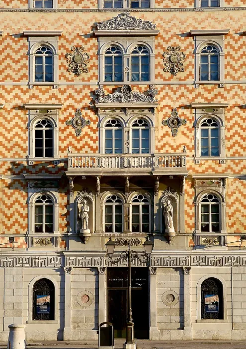 Framed Print : Palazzo Gopcevich Trieste, by Giovanni Berlam, 1850, 19th Century, inlaid marble and stone, - Italy, Friuli Venezia Giulia, Trieste, Palazzo Gopcevich. Detail Framed Print : Palazzo Gopcevich Trieste, by Giovanni Berlam, 1850, 19th Century, inlaid marble and stone, - Italy, Friuli Venezia Giulia, Trieste, Palazzo Gopcevich. Detail