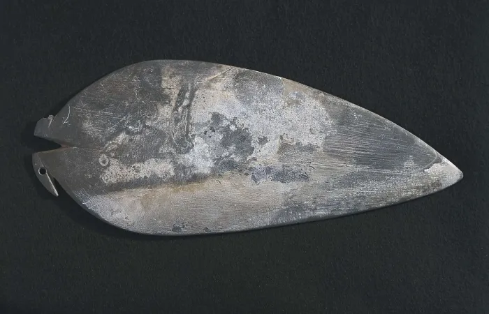 Framed Print : Palette. 31st c. BC. Smooth slate palette with a bird head in the upper part. Egyptian art. Thinite period. Sculpture on rock. EGYPT. Cairo. Egyptian Museum