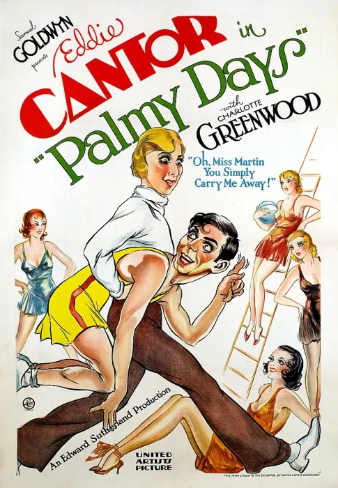 Framed Print : PALMY DAYS, Charlotte Greenwood, Eddie Cantor, 1931 Framed Print : PALMY DAYS, Charlotte Greenwood, Eddie Cantor, 1931