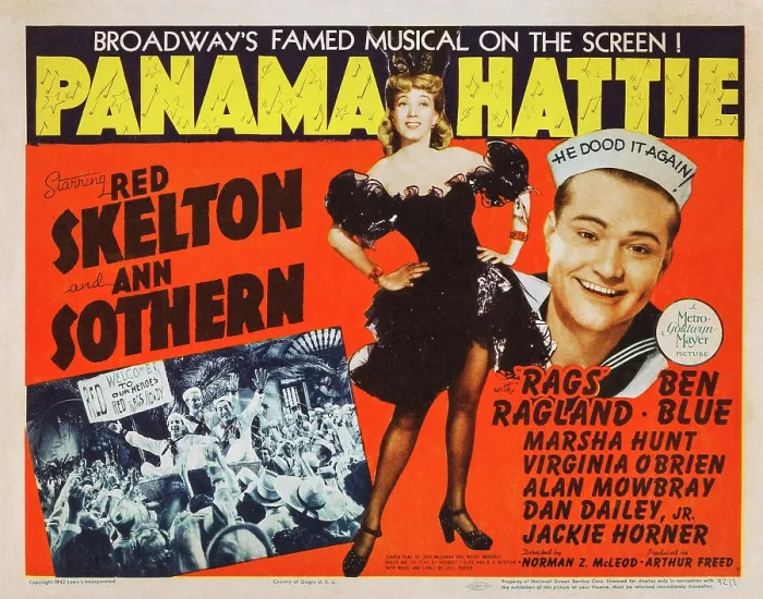 Framed Print : PANAMA HATTIE, US lobbycard, Ann Sothern, Red Skelton, 1942 Framed Print : PANAMA HATTIE, US lobbycard, Ann Sothern, Red Skelton, 1942