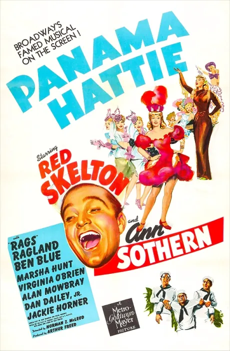 Framed Print : PANAMA HATTIE, US poster, center from left: Red Skelton, Ann Sothern, bottom right from left: Dan Dailey, Jr. Rags Ragland, Ben Blue, 1942 Framed Print : PANAMA HATTIE, US poster, center from left: Red Skelton, Ann Sothern, bottom right from left: Dan Dailey, Jr. Rags Ragland, Ben Blue, 1942