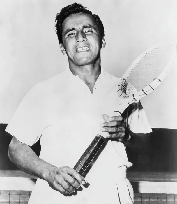 Framed Print : Pancho Segura, Ecuadorian and American tennis player, circa 1951. Courtesy: CSU Archives / Everett Collection Framed Print : Pancho Segura, Ecuadorian and American tennis player, circa 1951. Courtesy: CSU Archives / Everett Collection