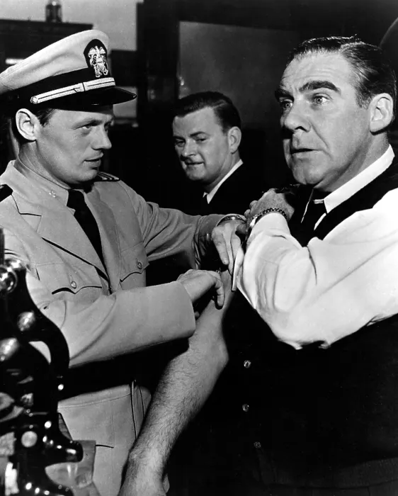 Framed Print : PANIC IN THE STREETS, Richard Widmark, Paul Douglas, 1950. TM & Copyright (c) 20th Century Fox Film Corp. All rights reserved