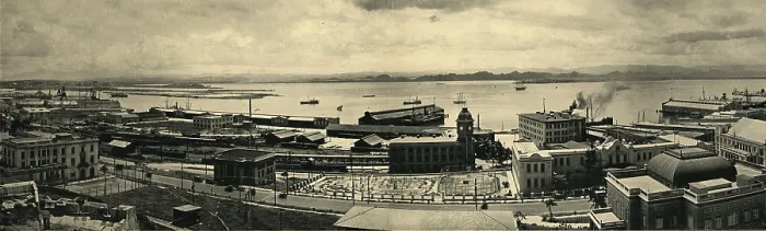 Framed Print : Panoramic view of the harbor at San Juan, Puerto Rico looking south. 1927 Framed Print : Panoramic view of the harbor at San Juan, Puerto Rico looking south. 1927
