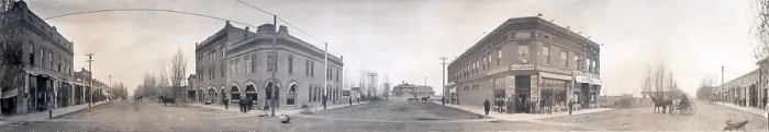 Framed Print : Panoramic view of Ontario, Idaho ca. 1907 Framed Print : Panoramic view of Ontario, Idaho ca. 1907