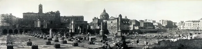 Framed Print : Panoramic view of Roman Forum looking towards Capital, Rome, Italy, 1909 Framed Print : Panoramic view of Roman Forum looking towards Capital, Rome, Italy, 1909