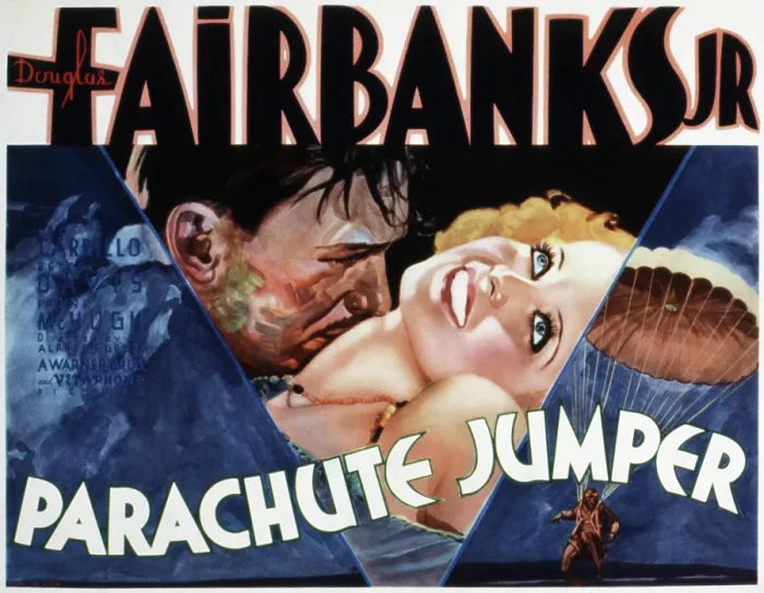Framed Print : PARACHUTE JUMPER, Douglas Fairbanks, Jr. Bette Davis, 1933
