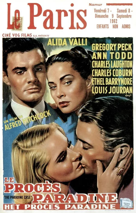 Framed Print : THE PARADINE CASE, (aka LE PROCES PARADINE), Louis Jourdan, Alida Valli, Gregory Peck, Ann Todd, 1947 Framed Print : THE PARADINE CASE, (aka LE PROCES PARADINE), Louis Jourdan, Alida Valli, Gregory Peck, Ann Todd, 1947