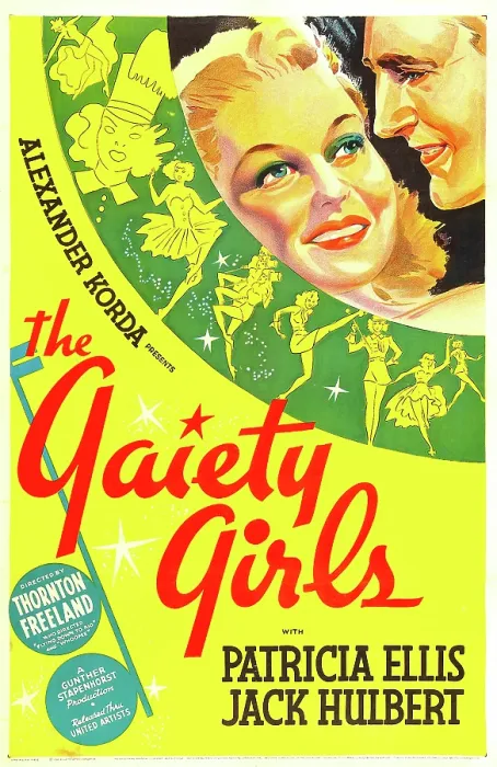 Framed Print : PARADISE FOR TWO, (aka GAIETY GIRLS), US poster art, from left: Patricia Ellis, Jack Hulbert, 1937