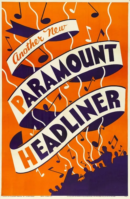 Framed Print : Paramount Studios headliner stock poster, 1934 Framed Print : Paramount Studios headliner stock poster, 1934