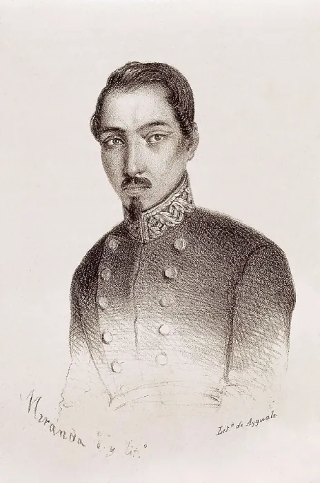 Framed Print : PARDIAS VILLARDEFRANCOS, Ramn (1802-1838). Spain. First Carlist War. Marshal Manuel Pardias, of Isabelian army. Litography. SPAIN. Madrid. National Library