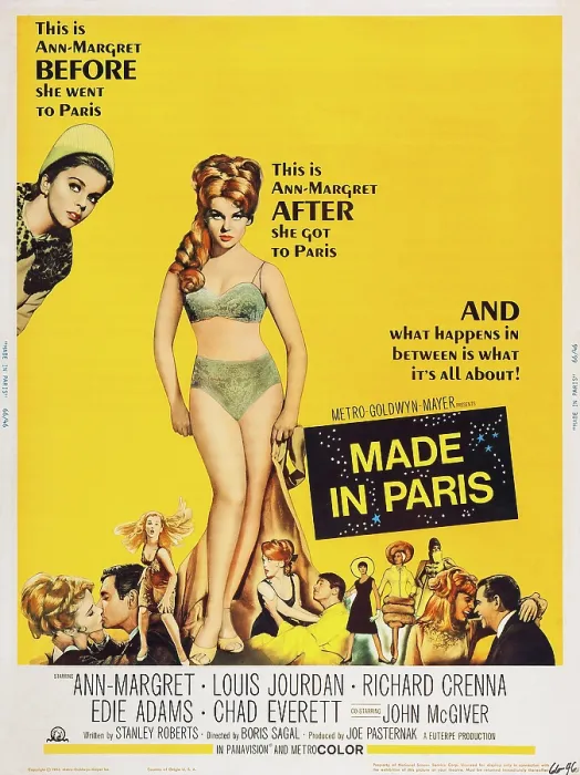 Framed Print : MADE IN PARIS, Ann-Margret, 1966