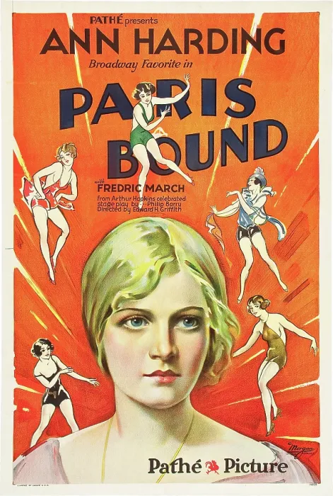 Framed Print : PARIS BOUND, US poster art, Ann Harding, 1929