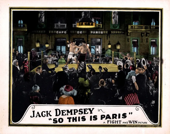 Framed Print : SO THIS IS PARIS, Jack Dempsey, 1924