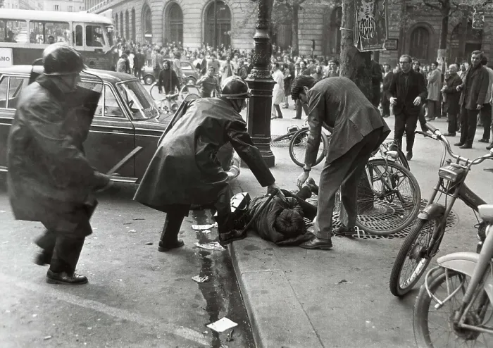 Framed Print : Paris. May 1968. Incidents in Quartier Latin. AISA / Everett Collection**US SALES ONLY**
