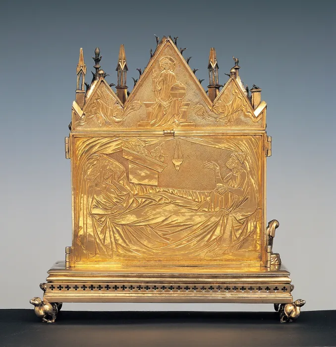 Framed Print : Paris work, Reliquary of the seamless robe, 13th Century, pressed silver, embossed and gilded, Italy, Umbria, Assisi, Perugia Framed Print : Paris work, Reliquary of the seamless robe, 13th Century, pressed silver, embossed and gilded, Italy, Umbria, Assisi, Perugia