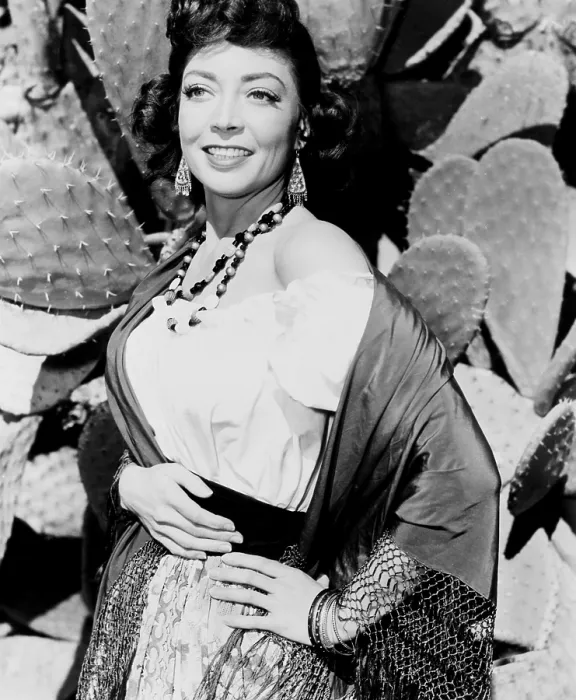 Framed Print : THE PARSON AND THE OUTLAW, Marie Windsor, 1957