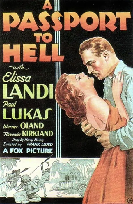 Framed Print : A PASSPORT TO HELL, from left on US poster art: Elissa Landi, Paul Lukas, 1932. TM & copyright 20th Century Fox Film Corp. All rights reserved / courtesy Everett Collection Framed Print : A PASSPORT TO HELL, from left on US poster art: Elissa Landi, Paul Lukas, 1932. TM & copyright 20th Century Fox Film Corp. All rights reserved / courtesy Everett Collection