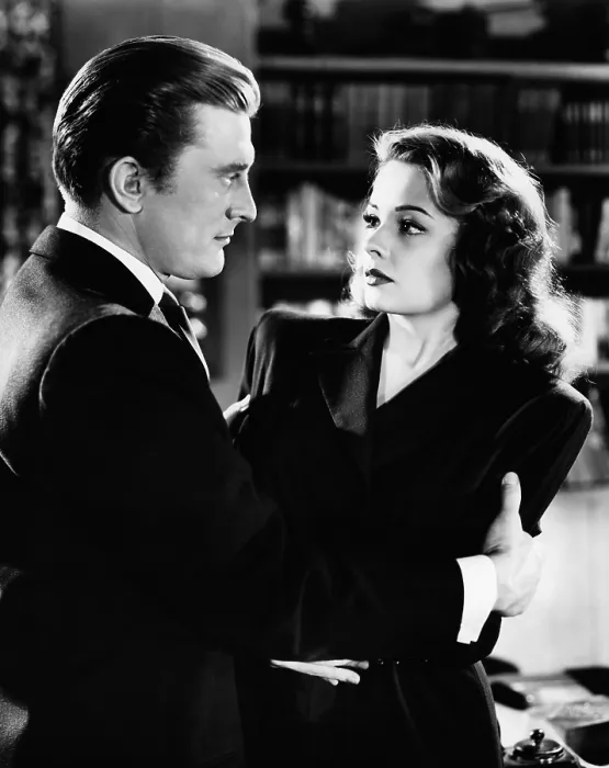 Framed Print : OUT OF THE PAST, from left: Kirk Douglas, Jane Greer, 1947 outofthepast1947-fsct002(outofthepast1947-fsct002.jpg) Framed Print : OUT OF THE PAST, from left: Kirk Douglas, Jane Greer, 1947 outofthepast1947-fsct002(outofthepast1947-fsct002.jpg)
