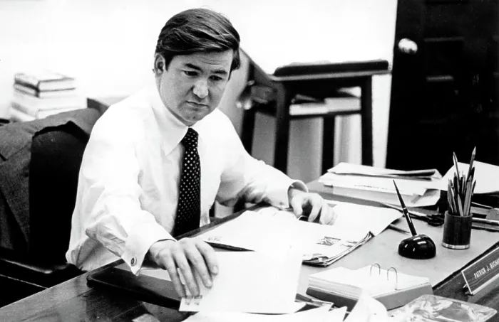 Framed Print : Pat Buchanan, circa mid-1970s. Courtesy: CSU Archives  /  Everett Collection