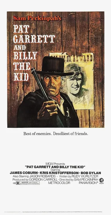 Framed Print : PAT GARRETT AND BILLY THE KID, (aka PAT GARRETT & BILLY THE KID), US poster art, from left: James Coburn, Kris Kristofferson, 1973 Framed Print : PAT GARRETT AND BILLY THE KID, (aka PAT GARRETT & BILLY THE KID), US poster art, from left: James Coburn, Kris Kristofferson, 1973