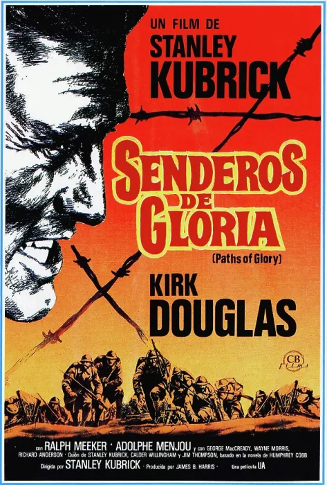 Framed Print : PATHS OF GLORY, (aka SENDEROS DE GLORIA), Kirk Douglas, 1957