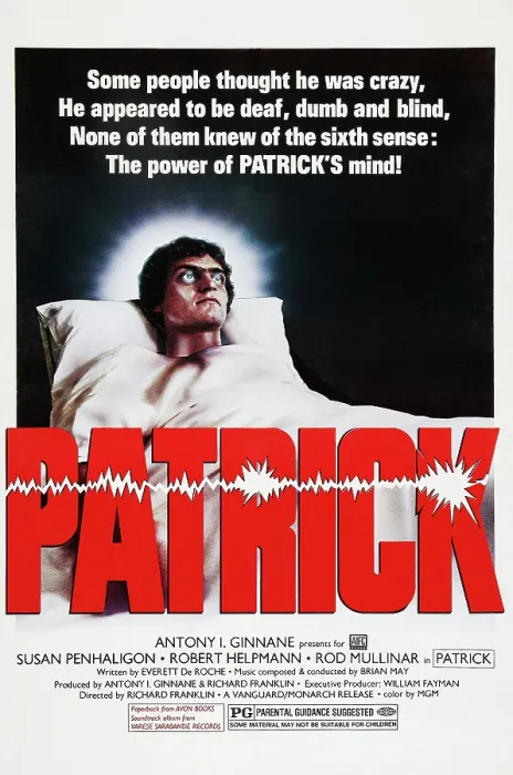 Framed Print : PATRICK, US poster, Rod Mullinar, 1978, Monarch Releasing / courtesy Everett Collection