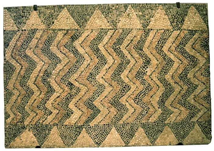 Framed Print : Pattern, by Unknown Artist, 13th Century, mosaic floor - Italy, Emilia Romagna, Ravenna, Church of Saint John the Baptist. Whole artwork view. Pattern with geometrical elements Framed Print : Pattern, by Unknown Artist, 13th Century, mosaic floor - Italy, Emilia Romagna, Ravenna, Church of Saint John the Baptist. Whole artwork view. Pattern with geometrical elements