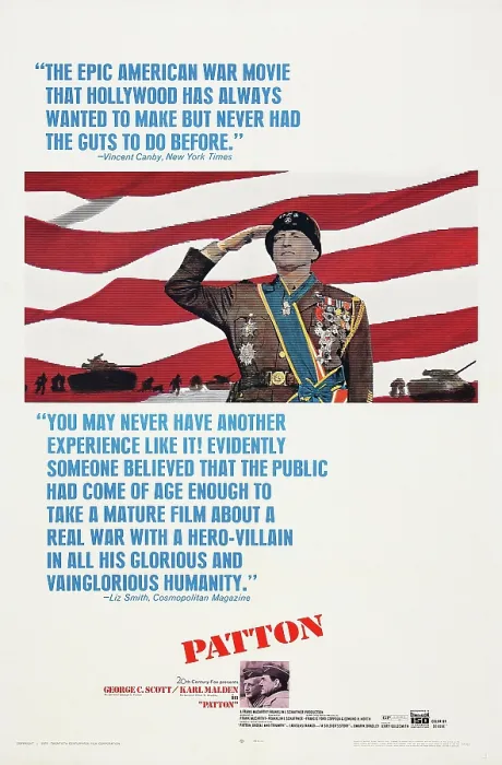 Framed Print : PATTON, US poster art, George C. Scott, 1970, TM and Copyright 20th Century Fox Film Corp. All rights reserved, Courtesy: Everett Collection