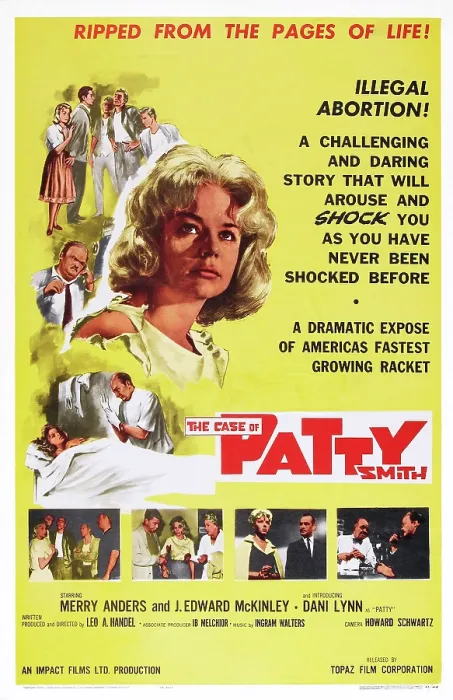Framed Print : PATTY, (aka THE CASE OF PATTY SMITH), US poster art, top: Dani Lynn, 1962