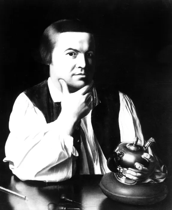 Framed Print : PAUL REVERE as depicted in painting by John Singleton Copley, done in period of 1768-1770.. Courtesy: CSU Archives  /  Everett Collection
