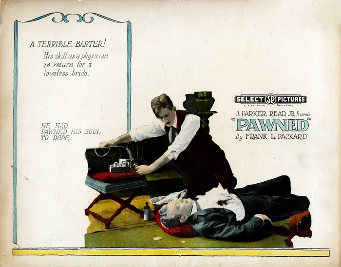 Framed Print : PAWNED, US poster, 1922