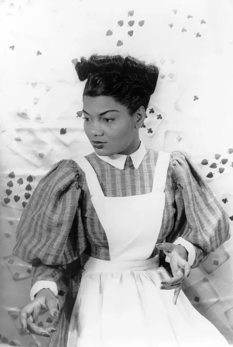 Framed Print : Pearl Bailey (1918-1990), in costume from ST. LOUIS WOMAN, a musical based on the novel, GOD SENDS SUNDAY, by African-American writer Arna Bontemps Framed Print : Pearl Bailey (1918-1990), in costume from ST. LOUIS WOMAN, a musical based on the novel, GOD SENDS SUNDAY, by African-American writer Arna Bontemps