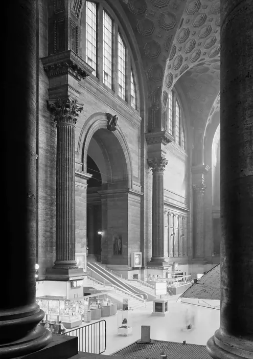 Framed Print : Pennsylvania Station, interior, New York City, circa 1962 Framed Print : Pennsylvania Station, interior, New York City, circa 1962