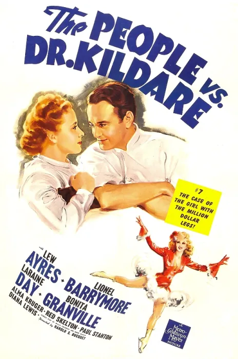 Framed Print : THE PEOPLE VS. DR. KILDARE, US poster, top from left: Laraine Day, Lew Ayres, bottom right: Bonita Granville, 1941
