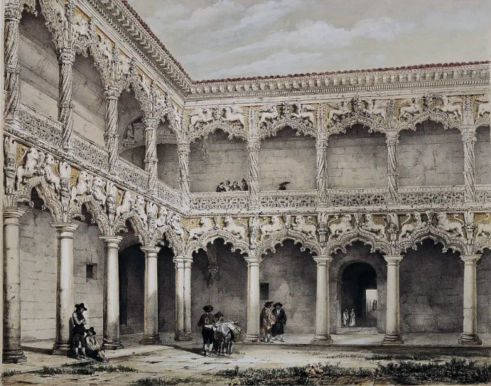Framed Print : PEREZ VILLAAMIL, Jenaro (1807-1854). Espana artistica y monumental. 1842 - 1850. Guadalajara