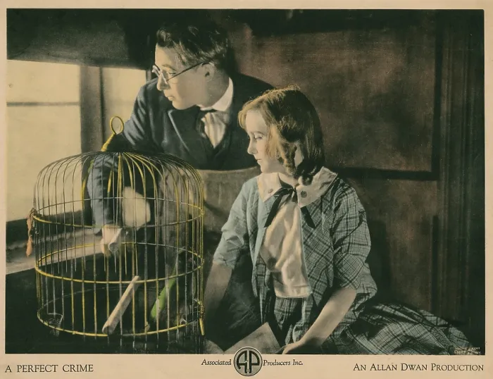 Framed Print : A PERFECT CRIME, lobbycard, from left: Monte Blue, Carole Lombard, 1921
