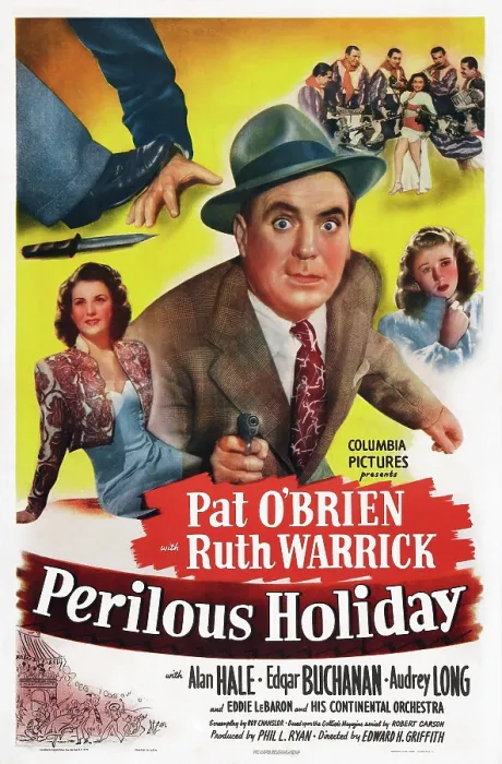 Framed Print : PERILOUS HOLIDAY, US poster art, from left: Ruth Warrick, Pat O'Brien, Audrey Long, 1946 Framed Print : PERILOUS HOLIDAY, US poster art, from left: Ruth Warrick, Pat O'Brien, Audrey Long, 1946