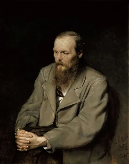 Framed Print : Perov, Vasily (1833-1882). Portrait of Fyodor Dostoyevsky. 1872. Oil on canvas. RUSSIA. Moscow. Tretyakov Gallery. AISA / Everett Collection**US SALES ONLY**
